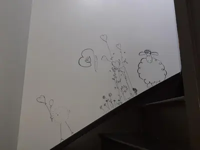 Plan de l'établissement L'artistique, Maison pour 5 personnes, 2 chambres, stationnement gratuit, spacieux, atypique
