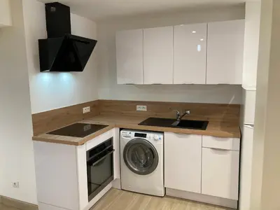 Cuisine ou kitchenette dans l'établissement Gite de l'épine