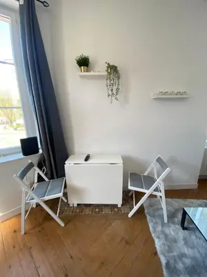 Coin salon dans l'établissement Grey Cosy