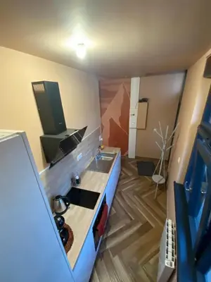 Cuisine ou kitchenette dans l'établissement L'enveloppe Romantique