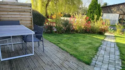 Jardin de l'établissement Gite Haute Epine