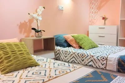 Coin salon dans l'établissement Chez Stéphanie au cœur d'Amiens