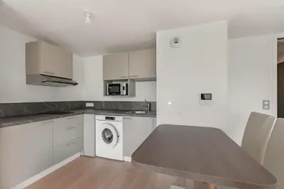 Cuisine ou kitchenette dans l'établissement OVELIA Poissy - Les Romantiques