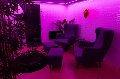Coin salon dans l'établissement Stella - Appartement détente à Dieppe